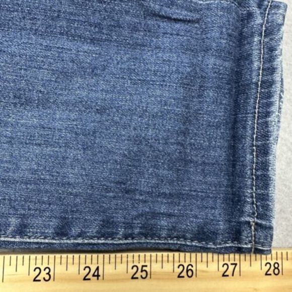 AG Adriano Goldschmied The Beau Slouchy Skinny Jeans Size 28R Women's Distressed - Picture 9 of 11